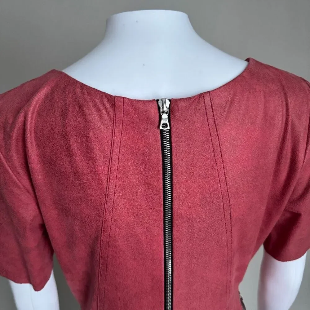 NWOT Alexis x Revolve Faux Suede Mini Dress Size S
